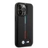 Apple iPhone 14 Pro tok, BMW M Tricolor Stripe - fekete