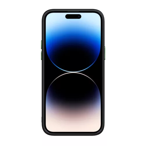 Apple iPhone 13 tok, Magnetic Carbon  fekete-zöld (Magsafe kompatibilis)