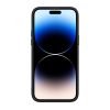 Apple iPhone 13 Pro tok, Magnetic Carbon  fekete-zöld (Magsafe kompatibilis)