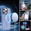 Apple iPhone 12 Pro Max tok, MagSafe-kompatibilis áttetsző matt  égkék 