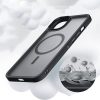 Apple iPhone 12 Pro Max tok, Tech- Protect MagSafe-kompatibilis áttetsző matt  fekete