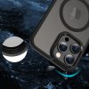 Apple iPhone 13 Pro Max tok, MagSafe-kompatibilis áttetsző matt  fekete