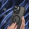 Apple iPhone 13 Pro tok, MagSafe-kompatibilis áttetsző matt  fekete