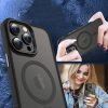Apple iPhone 13 Pro tok, MagSafe-kompatibilis áttetsző matt  fekete