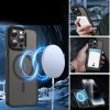 Apple iPhone 13 Pro tok, MagSafe-kompatibilis áttetsző matt  fekete