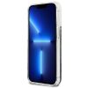 Apple iPhone 14 Pro tok, Guess Liquid Glitter Flower csillámos -  kék 