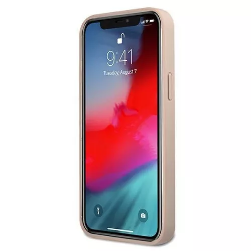 Apple iPhone 15 Pro tok, Guess Big Metal Logo 4G pink