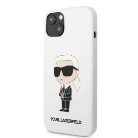   Apple iPhone 13 tok, Karl Lagerfeld Liquid Silicone Ikonik NFT  fehér