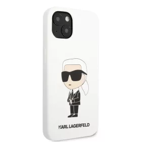   Apple iPhone 13 tok, Karl Lagerfeld Liquid Silicone Ikonik NFT  fehér