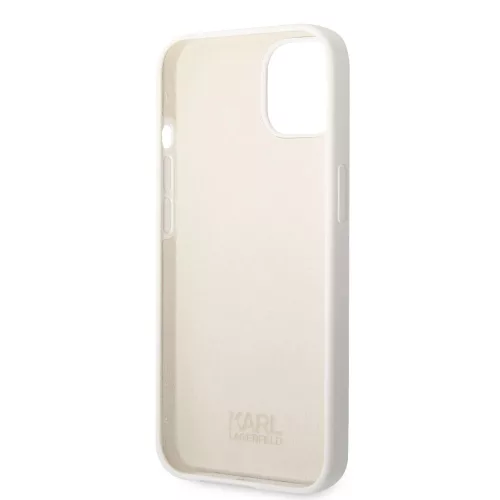 Apple iPhone 13 tok, Karl Lagerfeld Liquid Silicone Ikonik NFT  fehér