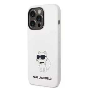   Apple iPhone 12 / 12 Pro Karl Lagerfeld Liquid Silicone Choupette NFT  fehér