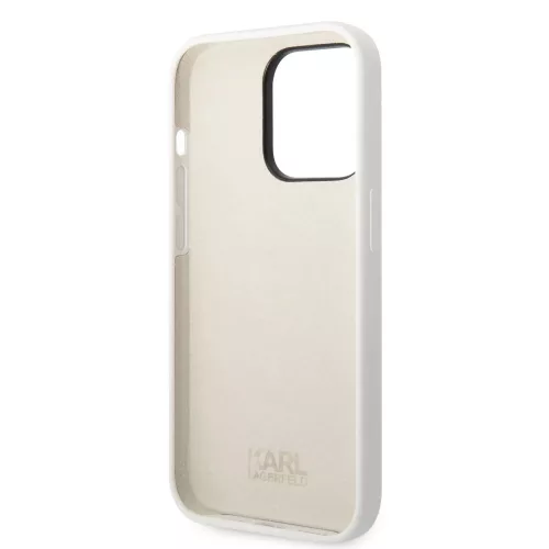 Apple iPhone 13 tok, Karl Lagerfeld Liquid Silicone Choupette NFT  fehér