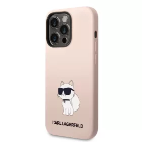   Apple iPhone 13 tok, Karl Lagerfeld Liquid Silicone Choupette NFT  rózsaszín