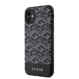   Apple iPhone 13 tok, Guess  G Cube MagSafe kompatibilis fekete 