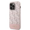 Apple iPhone 14 Pro Max tok, Guess G Cube MagSafe kompatibilis rózsaszín