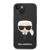 Apple iPhone 14 Pro Max tok, Karl Lagerfeld Karl Head MagSafe szilikon - fekete