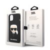 Apple iPhone 14tok, Karl Lagerfeld Karl Head MagSafe szilikon - fekete
