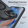 ESR Classic Hybrid HaloLock MagSafe Apple iPhone 15 Pro tok, ütésálló hátlap  - áttetsző fekete