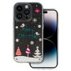 Apple iPhone 15 Pro Max tok, Karácsonyi mintás design 4 - átlátszó
