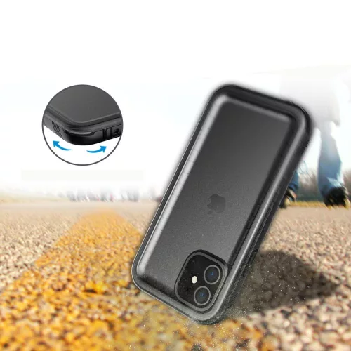 Tech-Protect Shellbox vízálló és ütésálló  Apple Apple iPhone 15 Plus tok, készülékhez-fekete