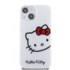 Hello Kitty IML Head Logo Case for Apple iPhone 15 Pro tok,  - fehér