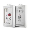 Hello Kitty IML Head Logo Case for Apple iPhone 15 Pro Max tok,   - fehér