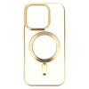 Beauty Magsafe Case Apple iPhone 15 Pro tok, MagSafe kompatibilis - fehér