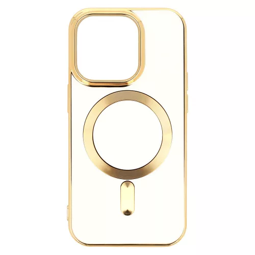 Beauty Magsafe Case Apple iPhone 15 Pro tok, MagSafe kompatibilis - fehér
