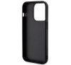 Apple iPhone 15 tok , Karl Lagerfeld 3D Rubber Glitter Logo -  fekete
