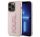 Apple iPhone 15 Pro Max tok, Karl Lagerfeld 3D Rubber Glitter Logo -  rózsaszín