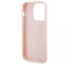Apple iPhone 15 Pro Max tok, Karl Lagerfeld 3D Rubber Glitter Logo -  rózsaszín