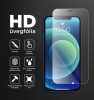 iPhone 12 Pro Max kijelzővédő üvegfólia, felhelyezést segítő kerettel 9H 2.5D HD 0.33mm Alphajack