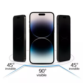 iPhone 13 / 13 Pro Privacy kijelzővédő üvegfólia  9H 