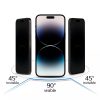 iPhone  14 Pro Privacy kijelzővédő üvegfólia 0.33mm 9H 