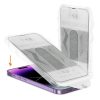 iPhone 12 / 12 Pro Easy-Stick Box Full Glue kijelzővédő üvegfólia fekete