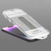 iPhone 13 / 13 Pro / 14 Easy-Stick Box Full Glue kijelzővédő üvegfólia fekete
