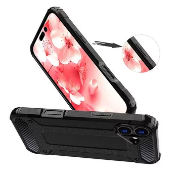 Armor Carbon tok iPhone 16 Pro  Max- fekete