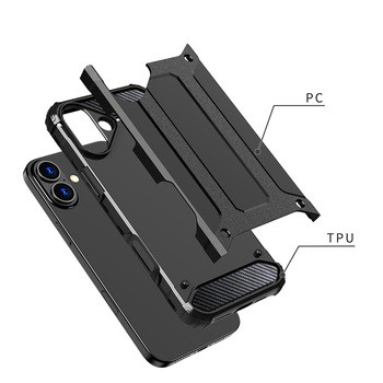 Armor Carbon tok iPhone 16 - fekete