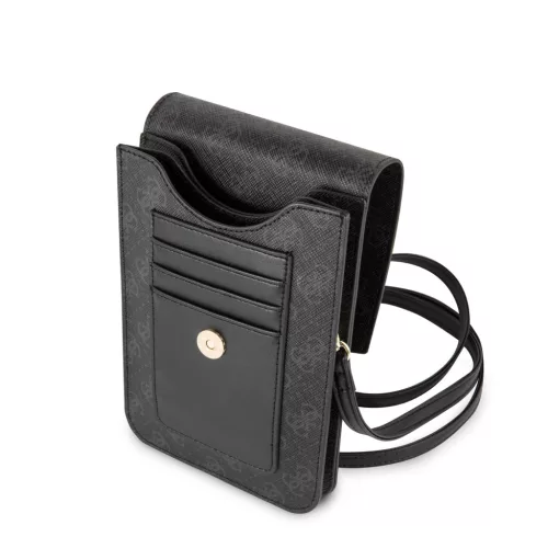 Guess 4G Wallet Universal Case – fekete