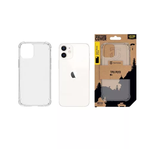 Tactical TPU Plyo iPhone 12 Mini tok – átlátszó