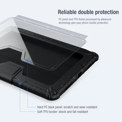 Nillkin Bumper PRO Protective Stand tok – Apple iPad Air 4/5/10.9 2020/ 11 2024/25/26/Pro 11 (2020/21/22) – fekete
