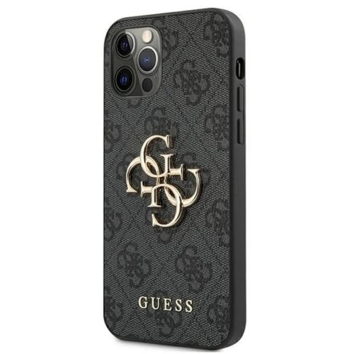Guess PU 4G Metal Logo tok, iPhone 11 - szürke