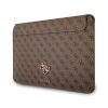 Guess PU 4G Metal Logo Computer Sleeve 13" Brown