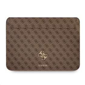 Guess PU 4G Metal Logo Computer Sleeve 13" Brown