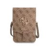 Guess PU 4G Metal Logo telefon táska – barna