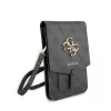 Guess PU 4G Metal Logo telefon táska – szürke
