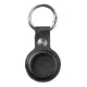 Tactical Airtag Beam Leather tartó Apple AirTag-hez – Fekete