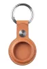 Tactical Airtag Beam Leather tartó Apple AirTag-hez – Barna