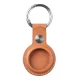 Tactical Airtag Beam Leather tartó Apple AirTag-hez – Barna