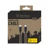 Tactical Smooth Thread kábel, USB-A/Lightning 1m - fehér
